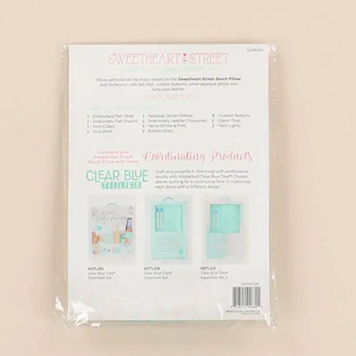 Kimberbell Sweetheart Street Bench Pillow Embellishment Kit (PRE-ORDER) - Image 2