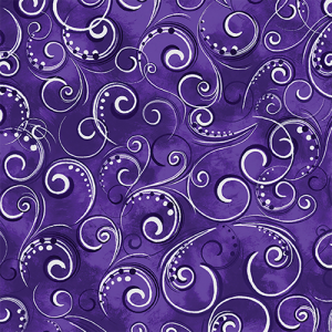 Benartex Fabric - Pearl Splendor - Purple