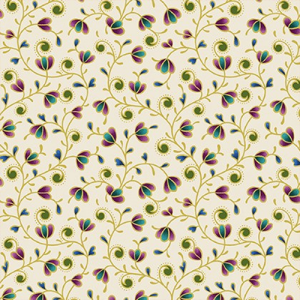 Benartex - Shangri-La - Vine - Cream