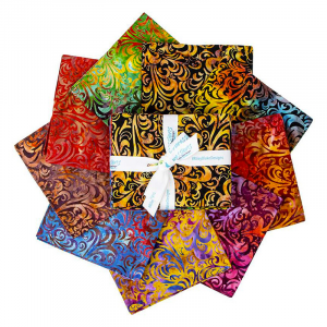 Riley Blake-Expressions Batiks Elementals Twirl & Swirl Fiesta