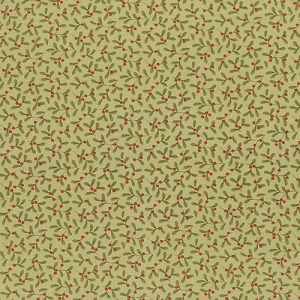 TILDA Fabric - Merry Little Christmas - Mistletoe Pistachio
