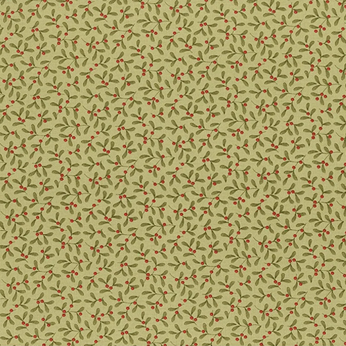 TILDA Fabric - Merry Little Christmas - Mistletoe Pistachio