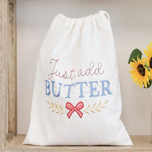 Kimberbell Jumbo Cinch Sack Blank 2pk-White (PRE-ORDER)