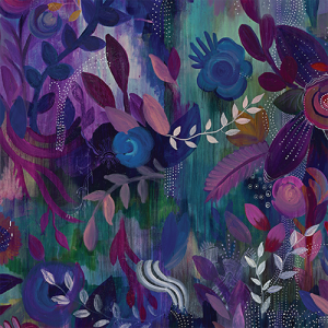 Benartex Fabric - Affinity - Lush Plum