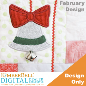 Kimberbell DDE Mistletoe Mystery Quilt-February Design Only
