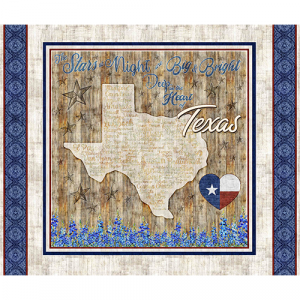 QT Fabrics ATXSH Texas Map Panel (PRE-ORDER)