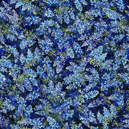 QT Fabrics ATXSH Bluebonnets Navy (PRE-ORDER)