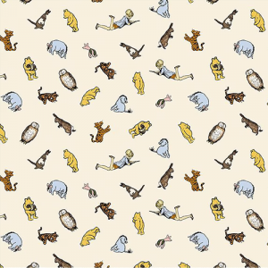 Riley Blake-Winnie the Poo-Characters-Cream