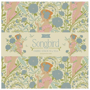 TILDA Fabric-Songbird-Fabric Stack 10" Squares