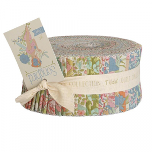 TILDA Fabric-Songbird-Fabric Roll-2.5" Strips-40pcs