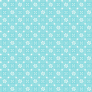 Maywood Studio Fabric-Kimberbell-Sippin on Sunshine-Dotted Circles-Aqua (PRE-ORDER)