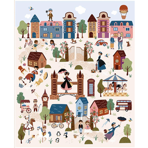 Riley Blake - A Spoonful of Sugar - Cherry Tree Lane Panel