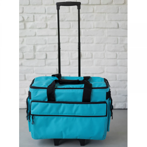 Blue Fig 19" Wheeled Sewing Machine Carrier-Aqua (Req. additional shipping fee)