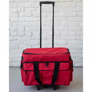 Blue Fig 19" Wheeled Sewing Machine Carrier-Red (Req. additional shipping fee)