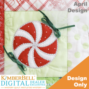 Kimberbell DDE Mistletoe Mystery Quilt-April Design Only