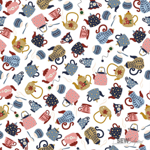 Riley Blake - A Spoonful of Sugar - Tea & Sugar - Cloud