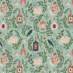 Riley Blake-The Apothecary Main Mint (PRE-ORDER)