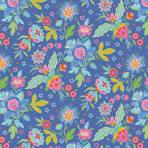 Riley Blake-Kipling Gardens Main Blueberry (PRE-ORDER)