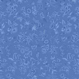 Riley Blake-Kipling Gardens Haviland Blueberry (PRE-ORDER)