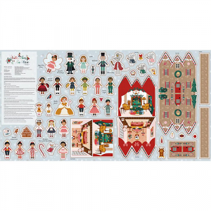 Riley Blake-Nutcracker Tradition Felt Panel (PRE-ORDER)