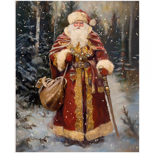 Riley Blake-Picture a Christmas II Victorian Santa Panel (PRE-ORDER)
