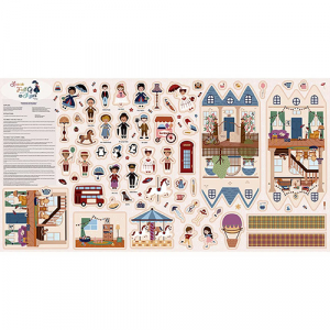 Riley Blake - A Spoonful of Sugar - Mary Poppins Storybag Felt Panel