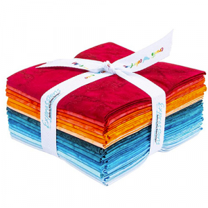 Riley Blake-Expressions Batiks Hand-Dyes Citrus Splash FQB (16 pcs)