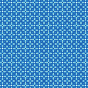 Benartex Fabric - Flora & Fauna Midnight Diamonds Periwinkle