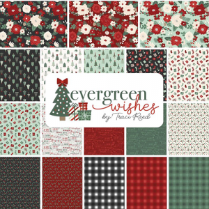 Riley Blake-Evergreen Wishes Fat Quarter Bundle (18 pieces) (PRE-ORDER)