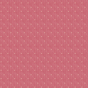 TILDA Fabric - Creating Memories - Tiny Dot - Red