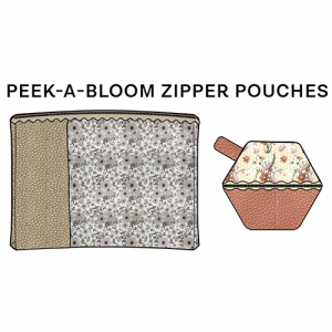 Kimberbell Peek-a-Bloom Zipper Pouches (PRE-ORDER)
