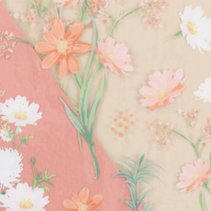 Kimberbell Translucent Printed Vinyl Pink Petal Mix (PRE-ORDER)