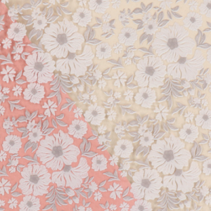 Kimberbell Translucent Printed Vinyl White Petal (PRE-ORDER)