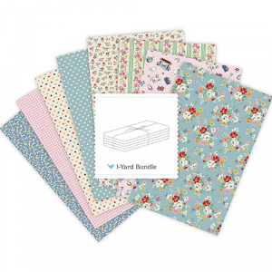 Riley Blake-Cath Kidston® Signature Collection 1 YD Bundle Blue (8 pcs)