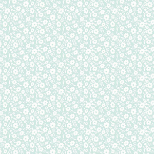 Riley Blake Little Posies Floral Aqua