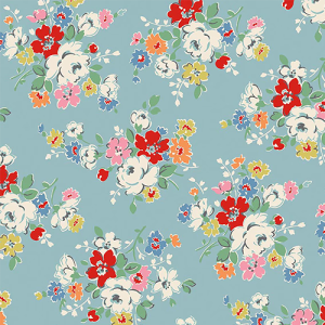 Riley Blake Cath Kidston® Signature Collection Clifton Rose Blue