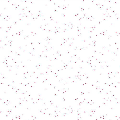 Riley Blake-Blossom on White-All the Pink