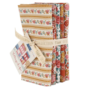 TILDA Village Life Fat Quarter Bundle-Ochre (5pc)